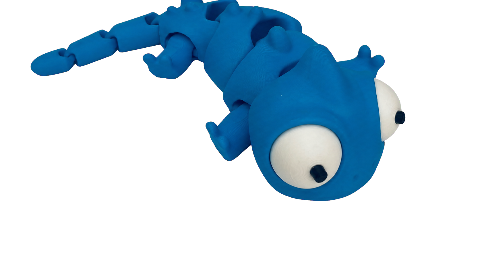 Lagartinho articulado azul da Matriart