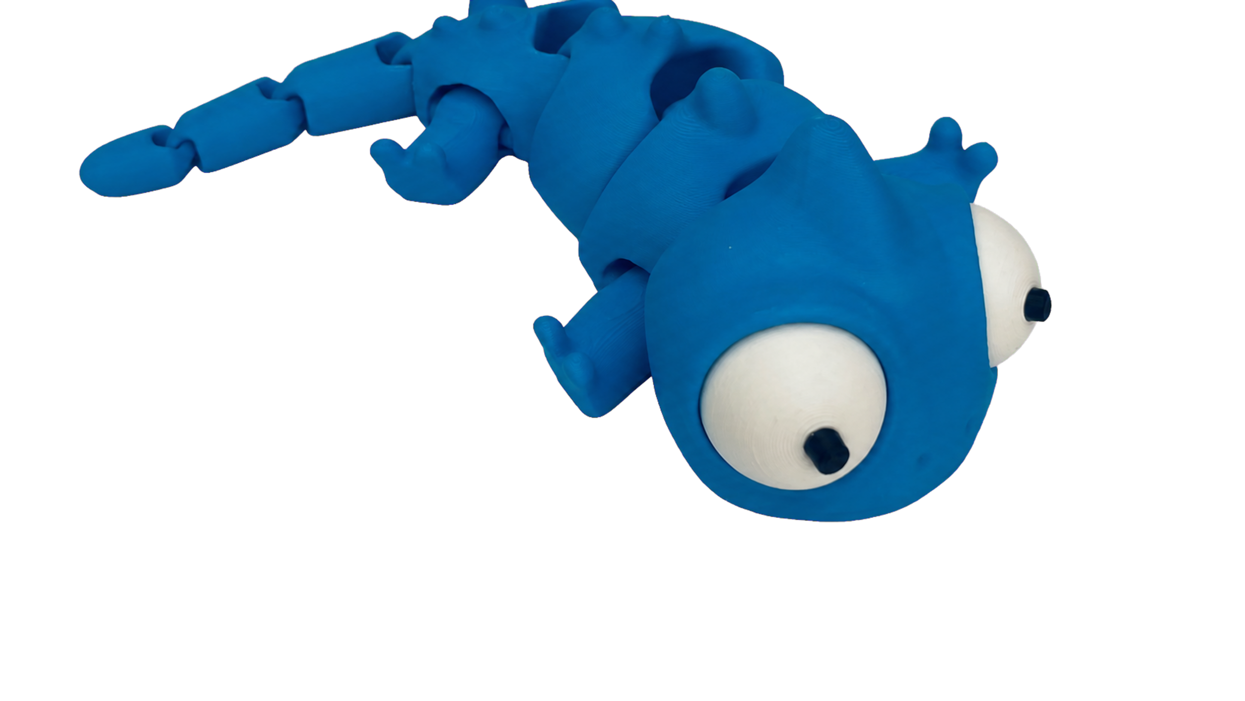 Lagartinho articulado azul